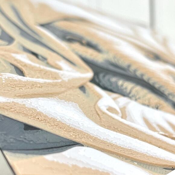 Baby Elephant Under Blanket Art, Whimsical Animal Art, Cute Elephant Wall Art - Picture 5 of 7